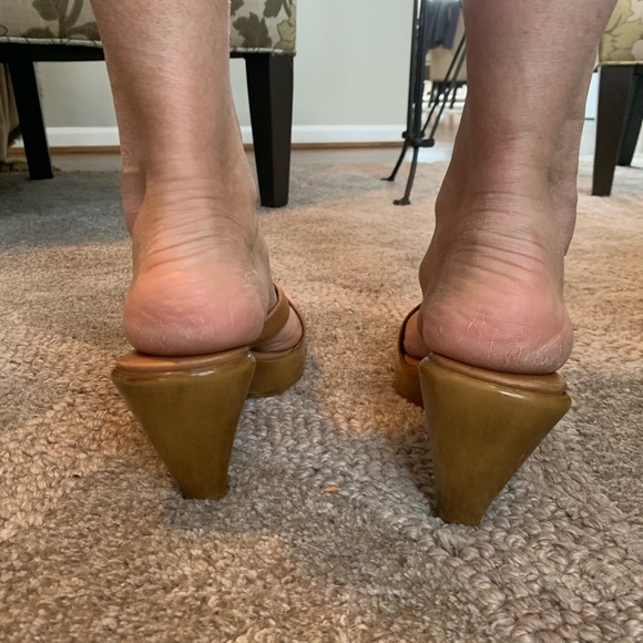 Platform Italian leather sandals - Picture 5 of 7